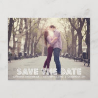 Marque blanche Enregistrer la date Annonce Carte p