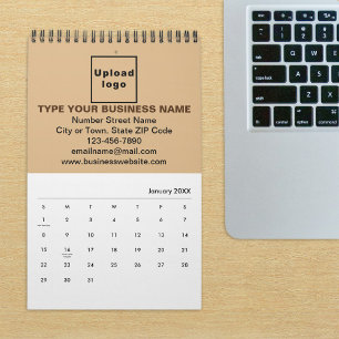 Marque commerciale Brown légère sur calendrier