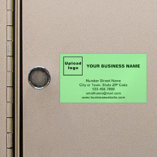 Marque commerciale sur petite carte verte magnétiq