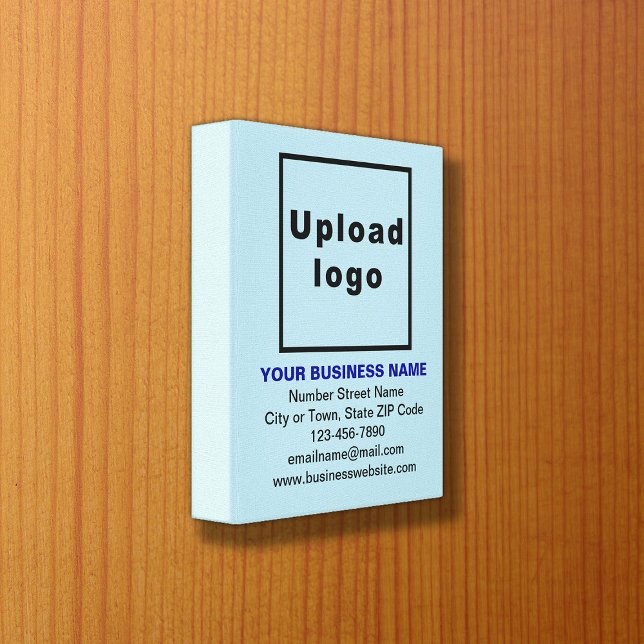 Marque commerciale sur toile bleu clair Imprimer (Créateur téléchargé)