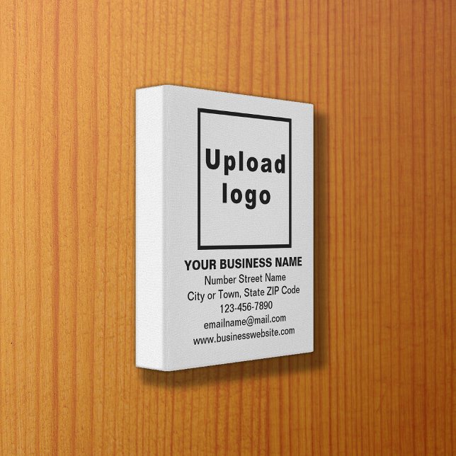 Marque d'affaires sur toile gris Imprimer (Créateur téléchargé)