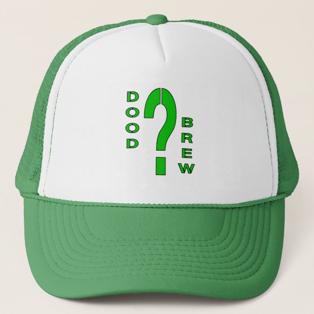 Marque de DB07-Question - vert/noir - casquette de (Devant)