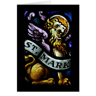 Marque de saint l'art en verre souillé