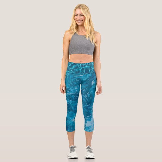 Marque d'eau élégant Capri Leggings (Recto)