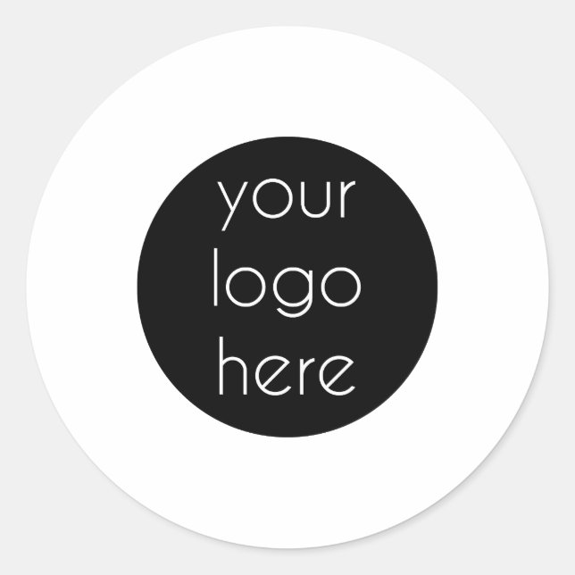 Marque Étiquette de logo d'entreprise blanche pers (Devant)