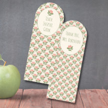 Marque-page personnalisé avec motif floral pour la