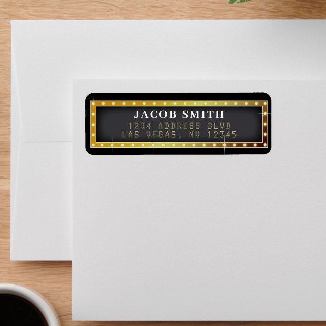 Marquee Schwarz & Gold (Marquee Black & Gold Label
)