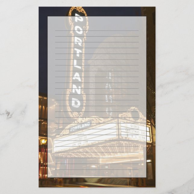 Marquee von Arlene Schnitzer Briefpapier (Vorderseite)