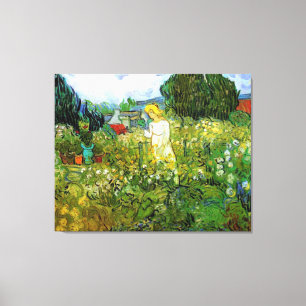 Marquerite Gachet im Garten, Vincent van Gogh. Leinwanddruck