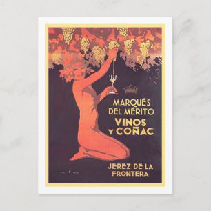 Marques Del Merito Vinos y Conac Postkarte
