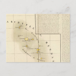 Marquesas Oceania no 34 Postkarte