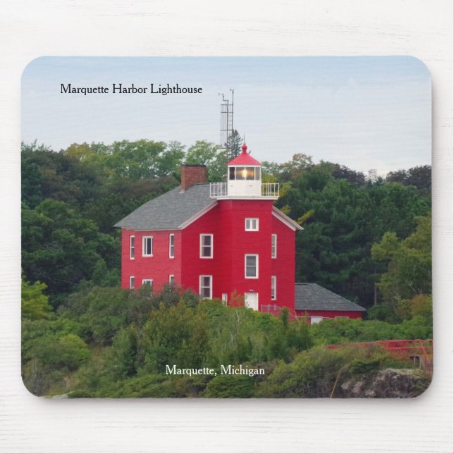 Marquette Harbour Lighthouse Mousepad (Vorne)