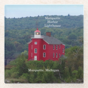 Marquette Harbour Lighthouse Untersetzer