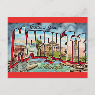 Marquette Michigan Grußpostkarte Postkarte
