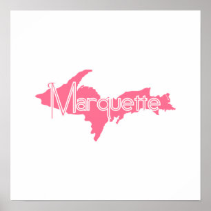 Marquette, Oberhalbinsel Michigan Poster