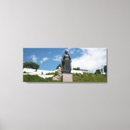Marquette Statue, Mackinac Island, Michigan Leinwanddruck