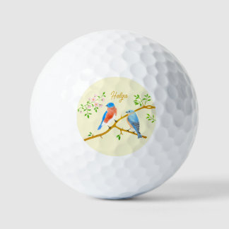 Marqueurs de balle de golf Bluebirds jaune pâle
