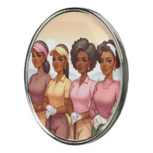Marqueuse de balle de golf des femmes noires