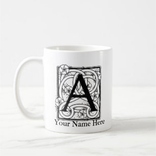 Marquez avec des lettres une tasse personnalisée