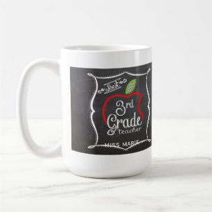 Marquez la 3ème tasse de café personnalisée par