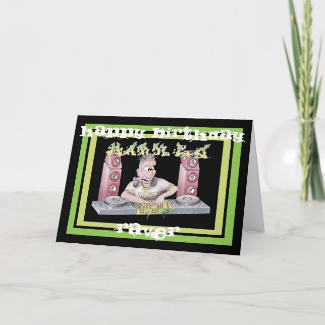 MARQUEZ PAR EXEMPLE la carte d'anniversaire de (Devant)