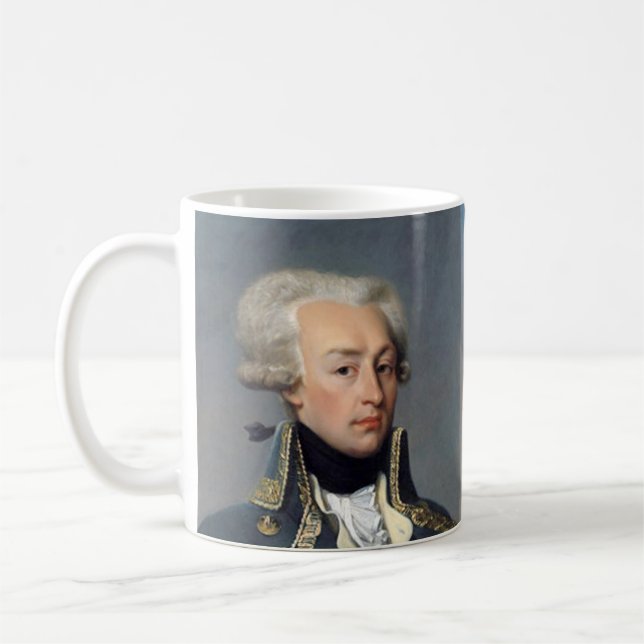 Marquis de Lafayette Mug 11 oz, Lafayette (Gauche)