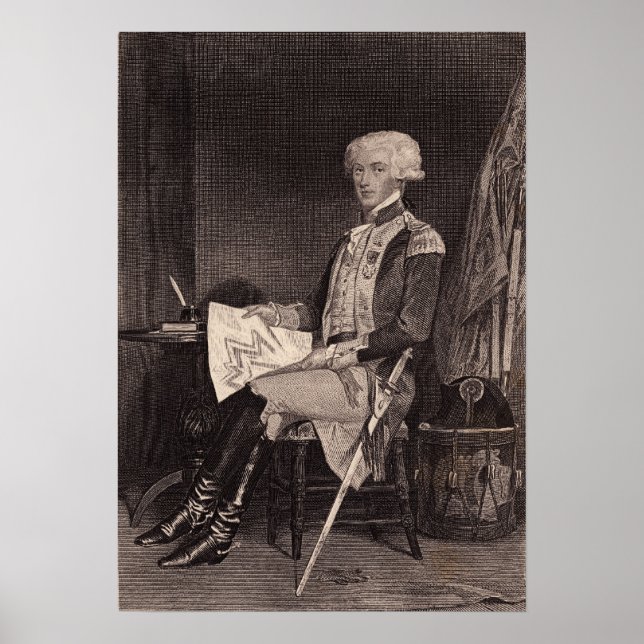 Marquis du Lafayette Poster (Vorne)