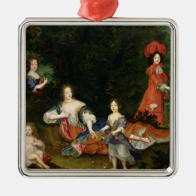 Marquise de Montespan Ornament Aus Metall (Vorne)