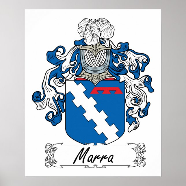 Marra Familienwappen Poster (Vorne)