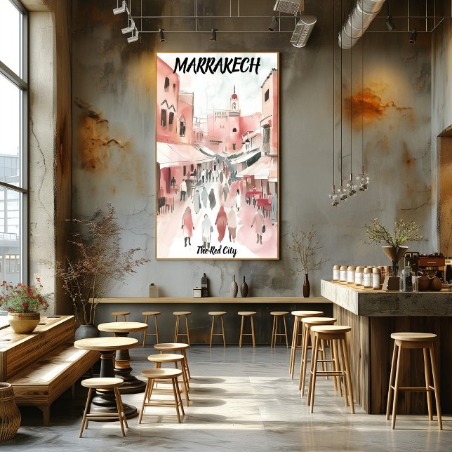 Marrakech: La Ciudad Roja Poster (Von Creator hochgeladen)