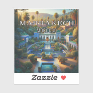 Marrakech Marokko 3 Inch Vinyl Sticker