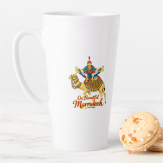 Marrakech Marokko Design Lebendige Reise Kunst Milchtasse
