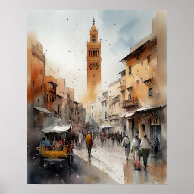 Marrakech Marokko Poster (Vorne)
