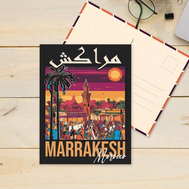 Marrakech Marokko Postkarte (Von Creator hochgeladen)