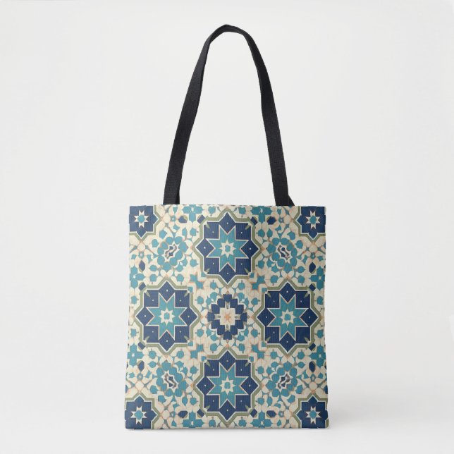 Marrakech Mosaik - Marokkanischer Tile Tasche (Vorderseite)