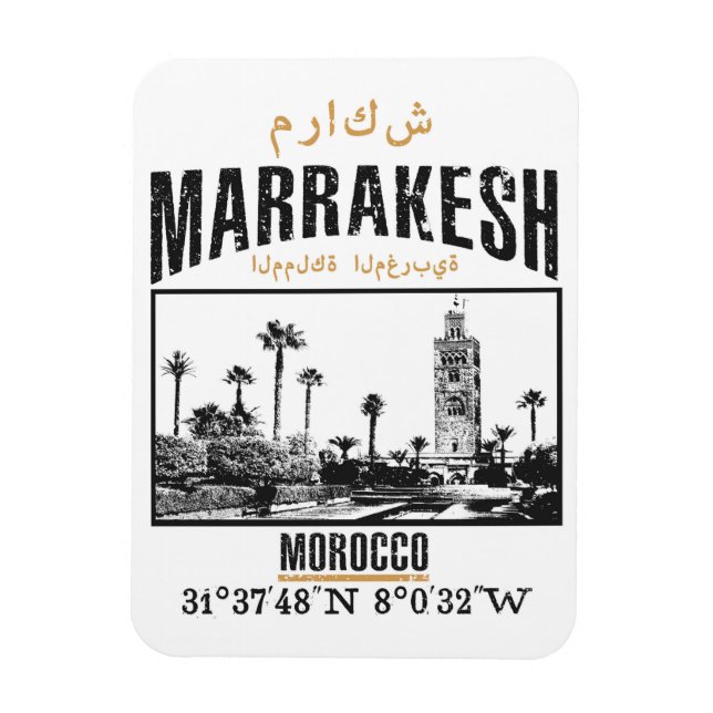 Marrakesch Magnet (Vertikal)