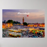 Marrakesch, Marokko - Djemaa el Fnaa-Platz