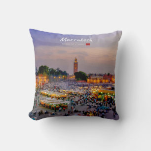 Marrakesch, Marokko - Jemaa el Fnaa Platz Kissen