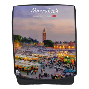 Marrakesch, Marokko - Jemaa el Fnaa Platz Rucksack
