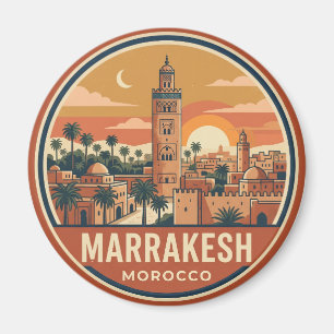 Marrakesch Marokko Magnet