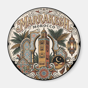Marrakesch Marokko Magnet