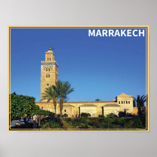 Marrakesch - Marokko Poster