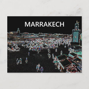 Marrakesch - Marokko Postkarte. Postkarte
