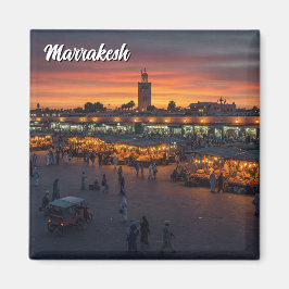 Marrakesch Marokko Reisen Magnet