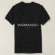 Marrakesch Marokko Retro Vintager T - Shirt (Design vorne)