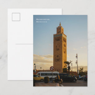 Marrakesch Marokko Stadt Stimmung Straßen Szene Postkarte