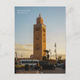 Marrakesch Marokko Stadt Stimmung Straßen Szene Postkarte