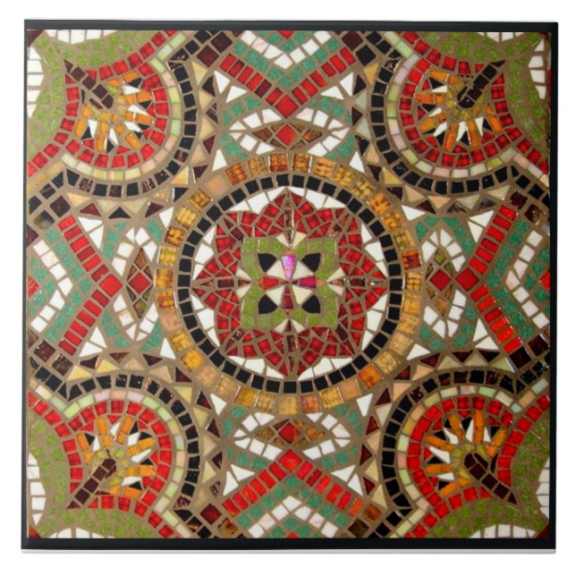 Marrakesch-Mosaik Fliese (Vorderseite)