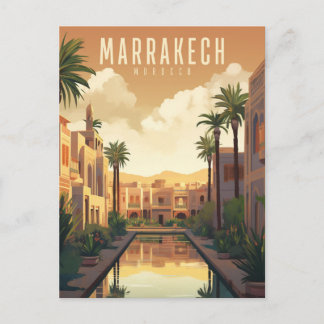 Marrakesch - Poster - Poster Postkarte