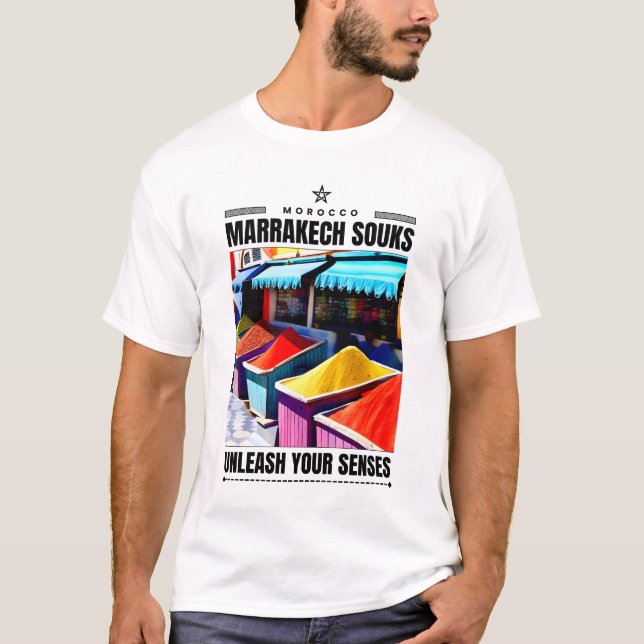 Marrakesch Souks T-Shirt (Vorderseite)